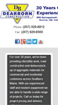 Mobile Screenshot of dearbornconstruction.com